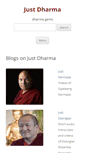Mobile Screenshot of justdharma.com