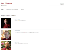 Tablet Screenshot of justdharma.com